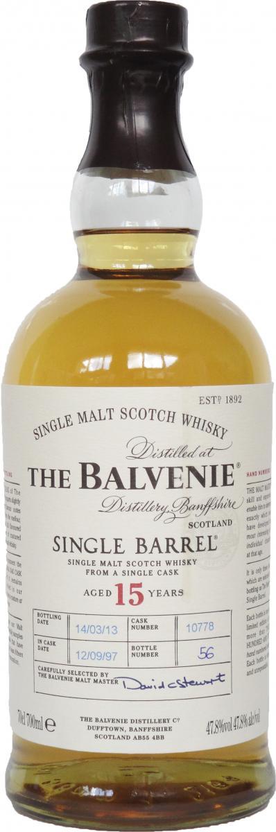 Balvenie 15-year-old Single Barrel