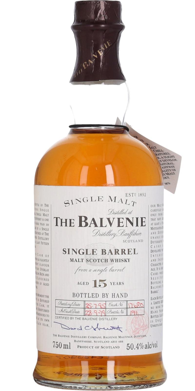 Balvenie 15-year-old Single Barrel