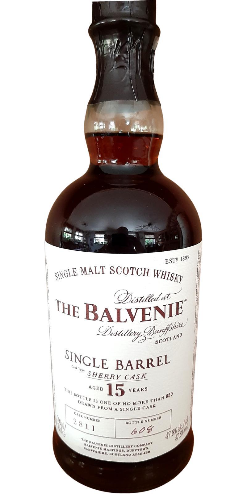 Balvenie 15-year-old Single Barrel - Sherry Cask