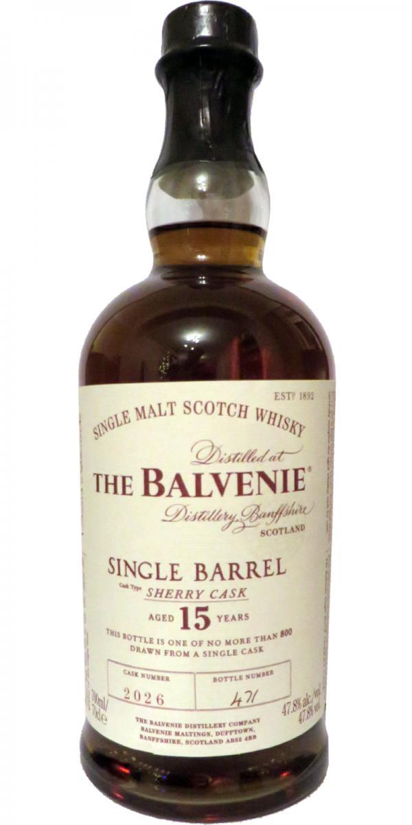 Balvenie 15-year-old Single Barrel - Sherry Cask
