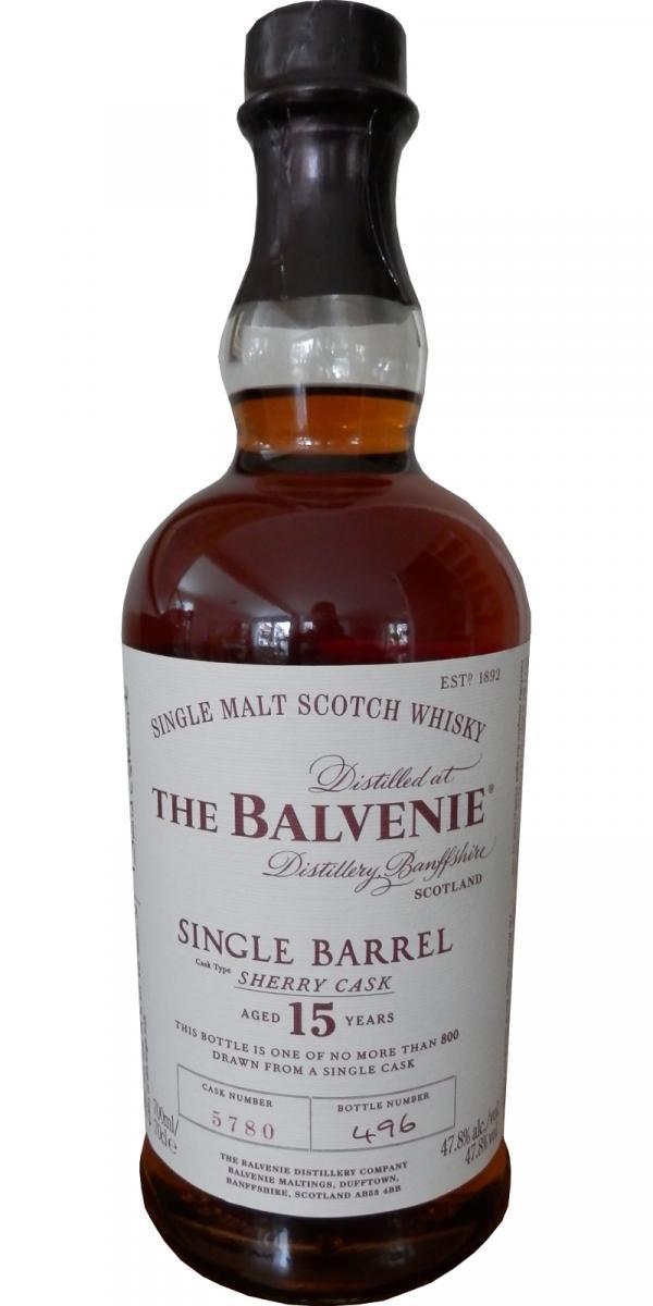 Balvenie 15-year-old Single Barrel - Sherry Cask
