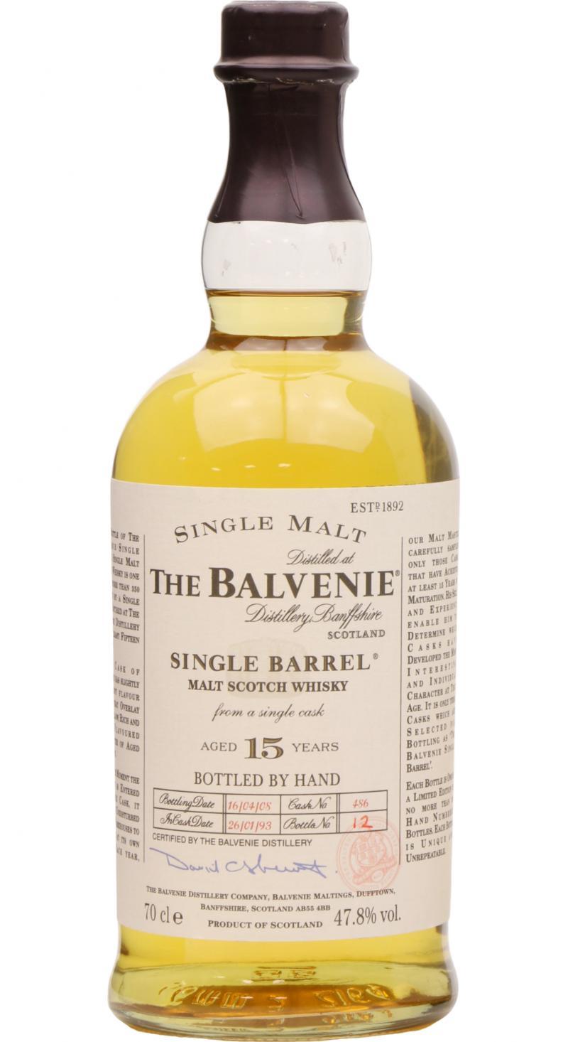 Balvenie 15-year-old Single Barrel