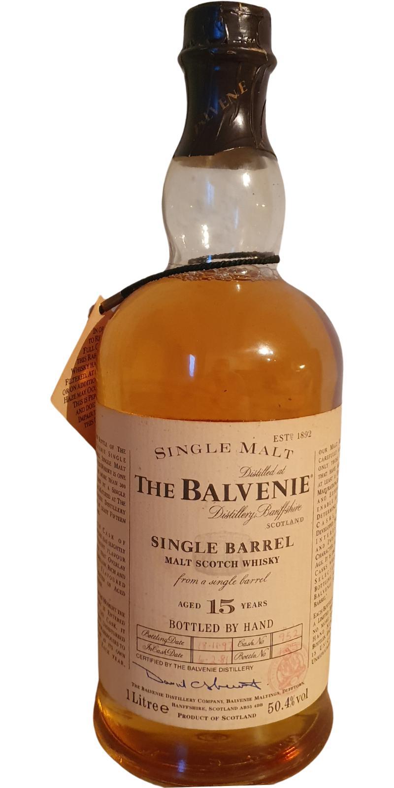 Balvenie 15-year-old Single Barrel