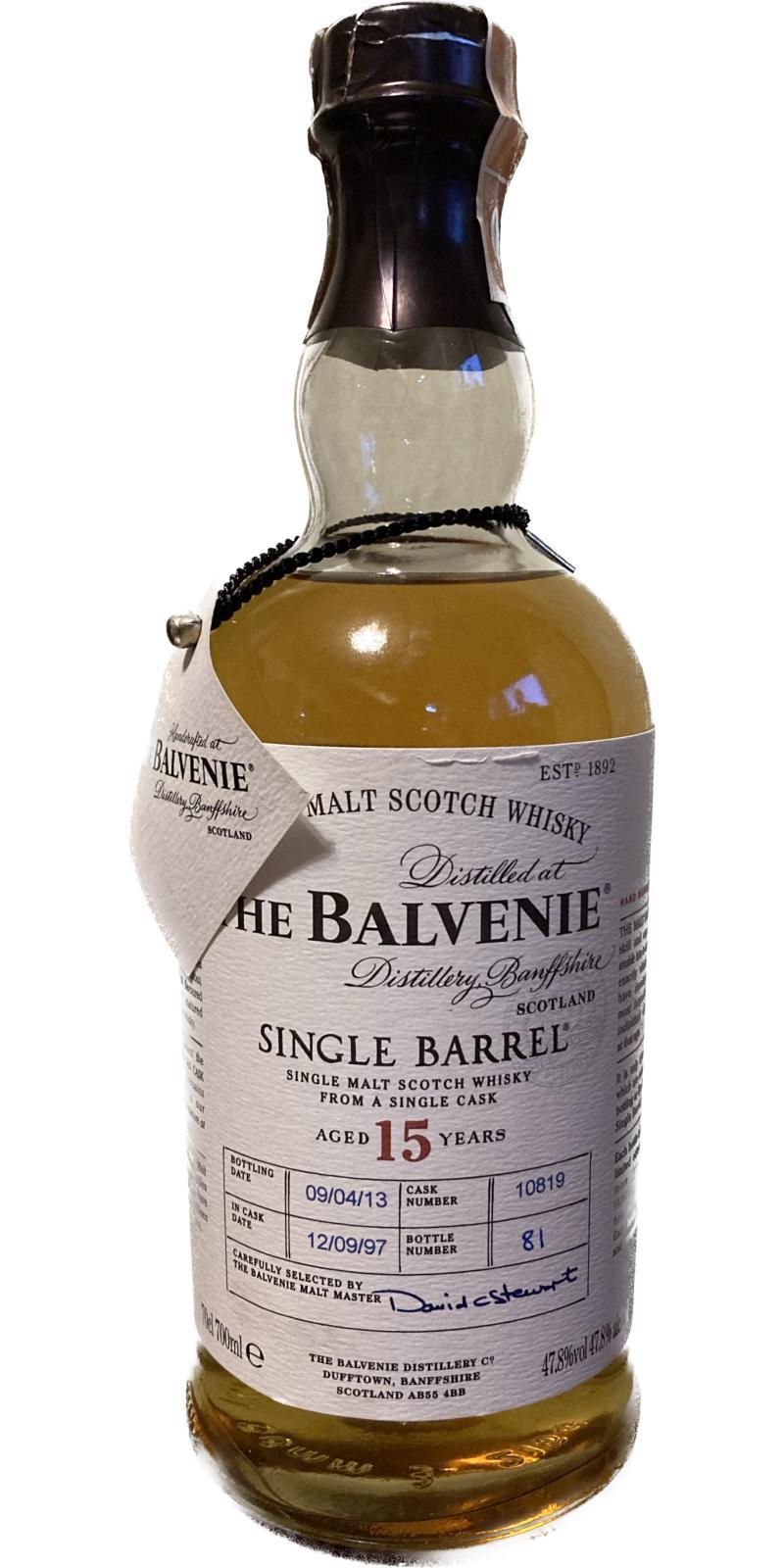 Balvenie 15-year-old Single Barrel