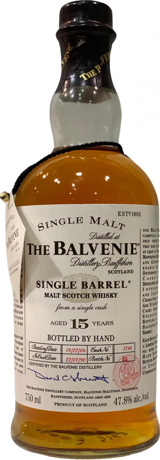 Balvenie 15-year-old Single Barrel