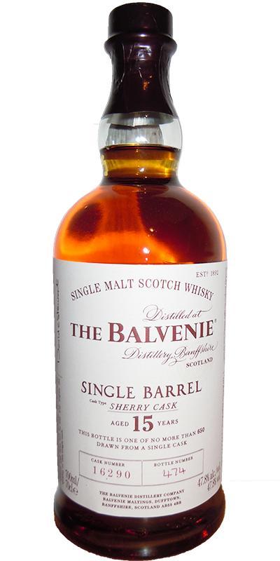 Balvenie 15-year-old Single Barrel - Sherry Cask