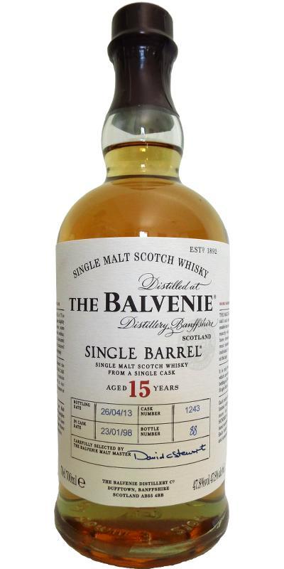Balvenie 15-year-old Single Barrel