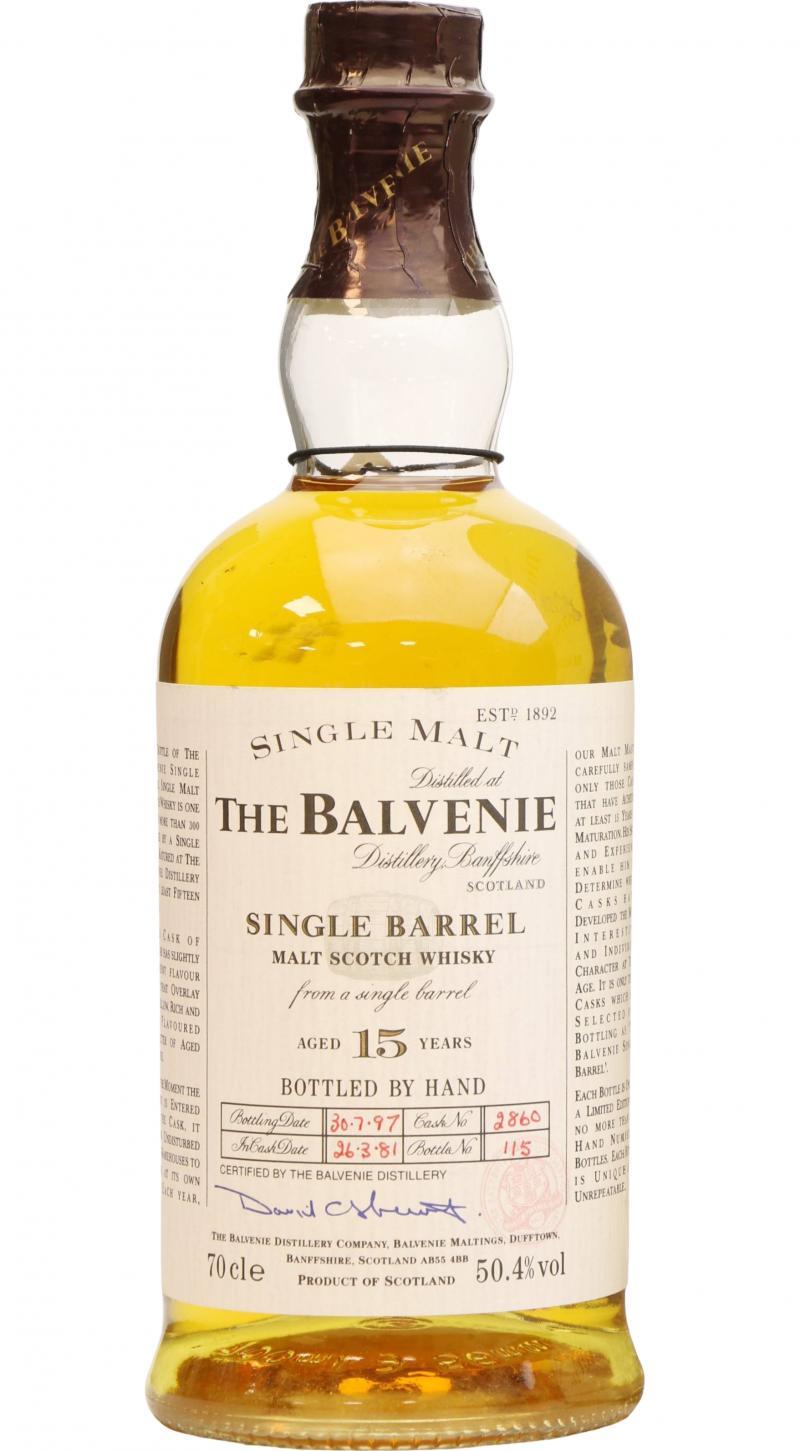 Balvenie 15-year-old Single Barrel