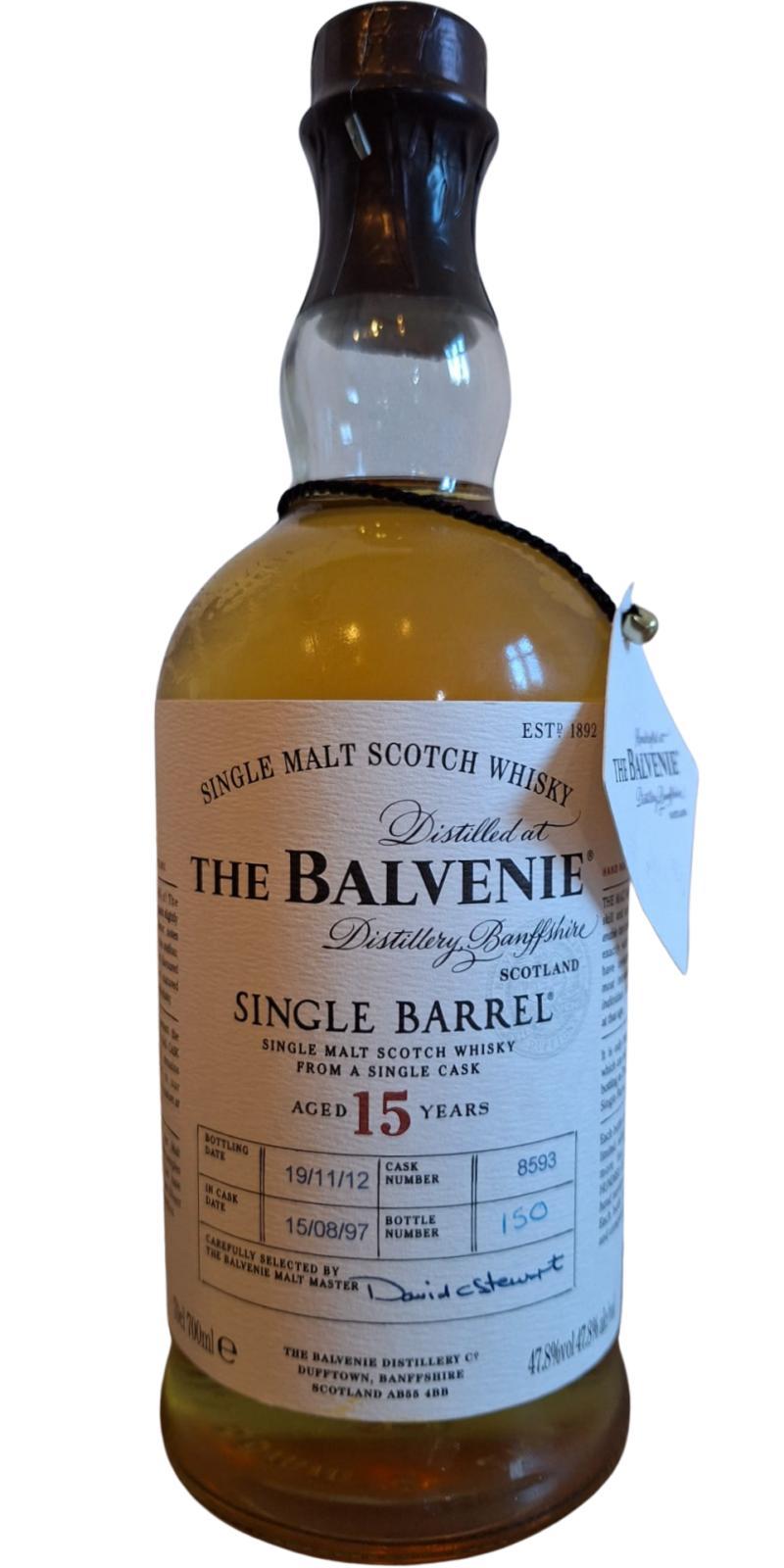 Balvenie 15-year-old Single Barrel