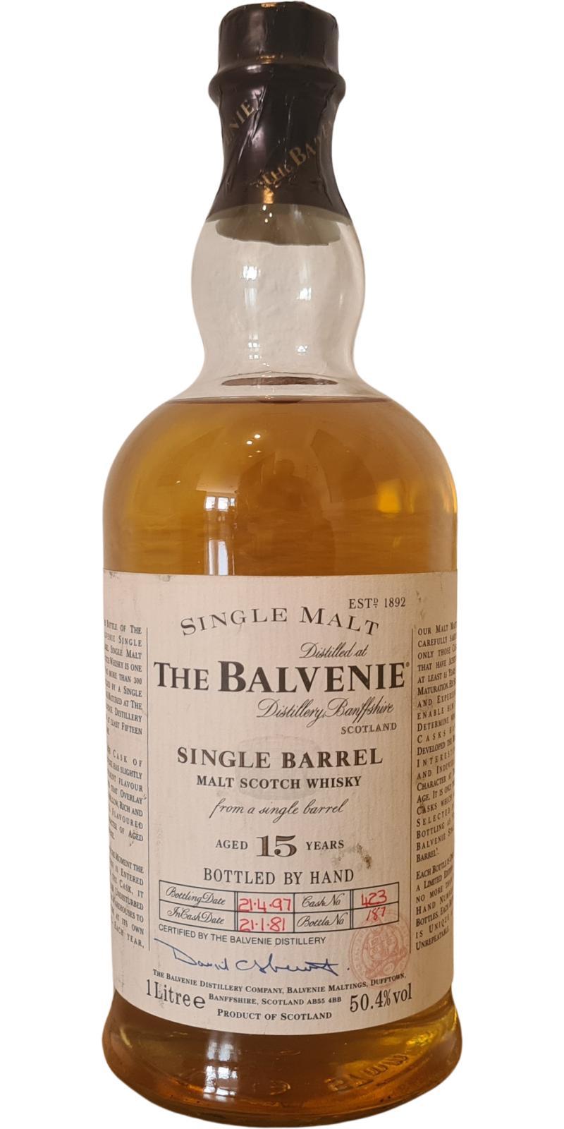 Balvenie 15-year-old Single Barrel
