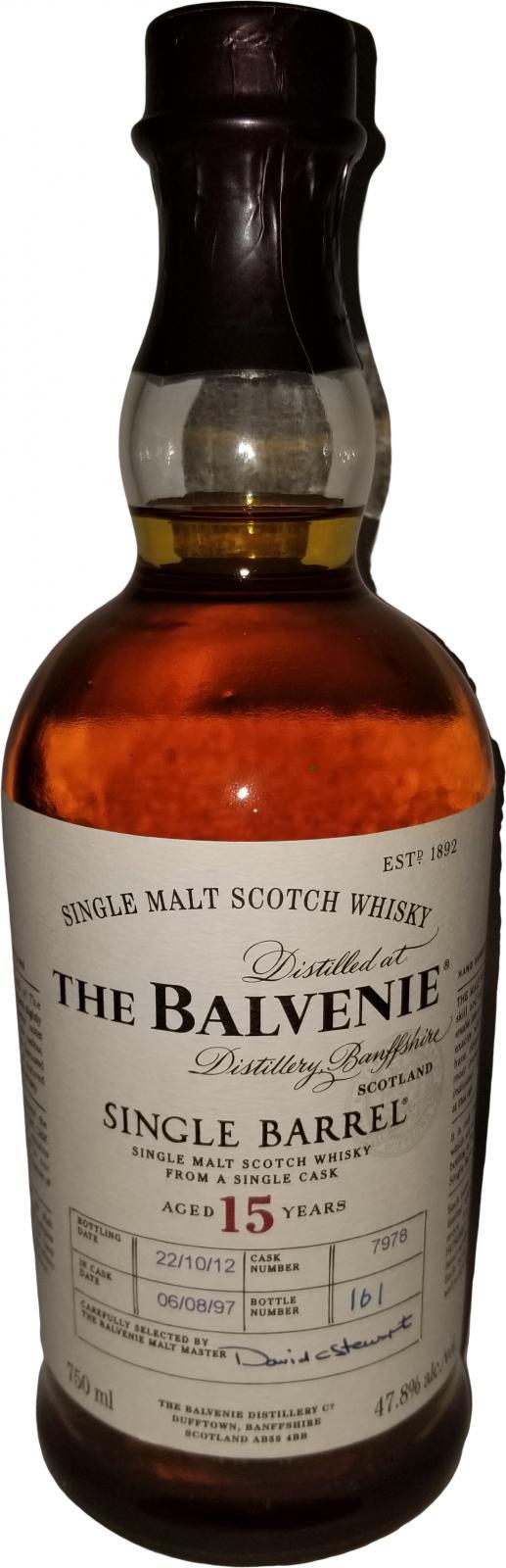 Balvenie 15-year-old Single Barrel