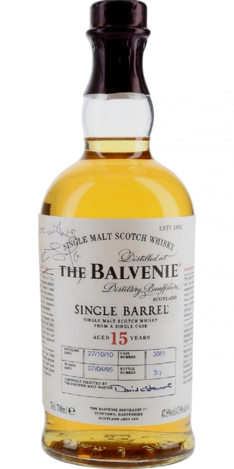 Balvenie 15-year-old Single Barrel