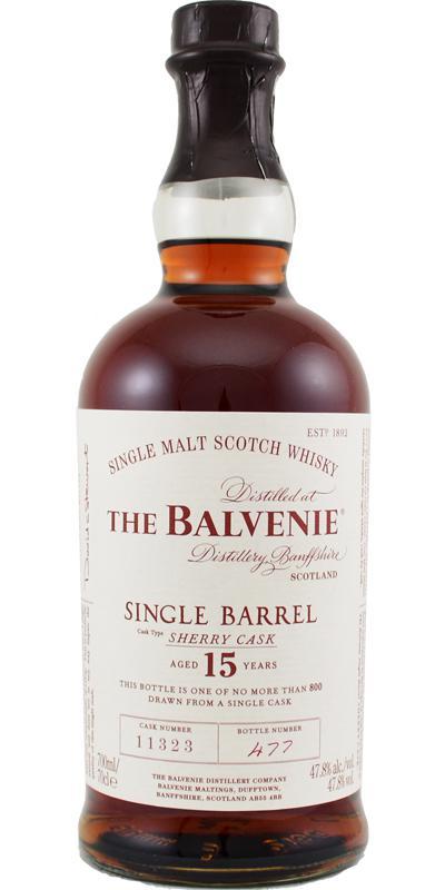 Balvenie 15-year-old Single Barrel - Sherry Cask