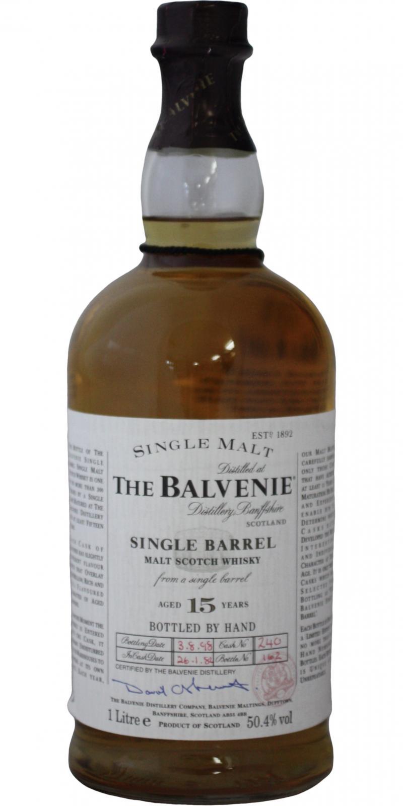 Balvenie 15-year-old Single Barrel