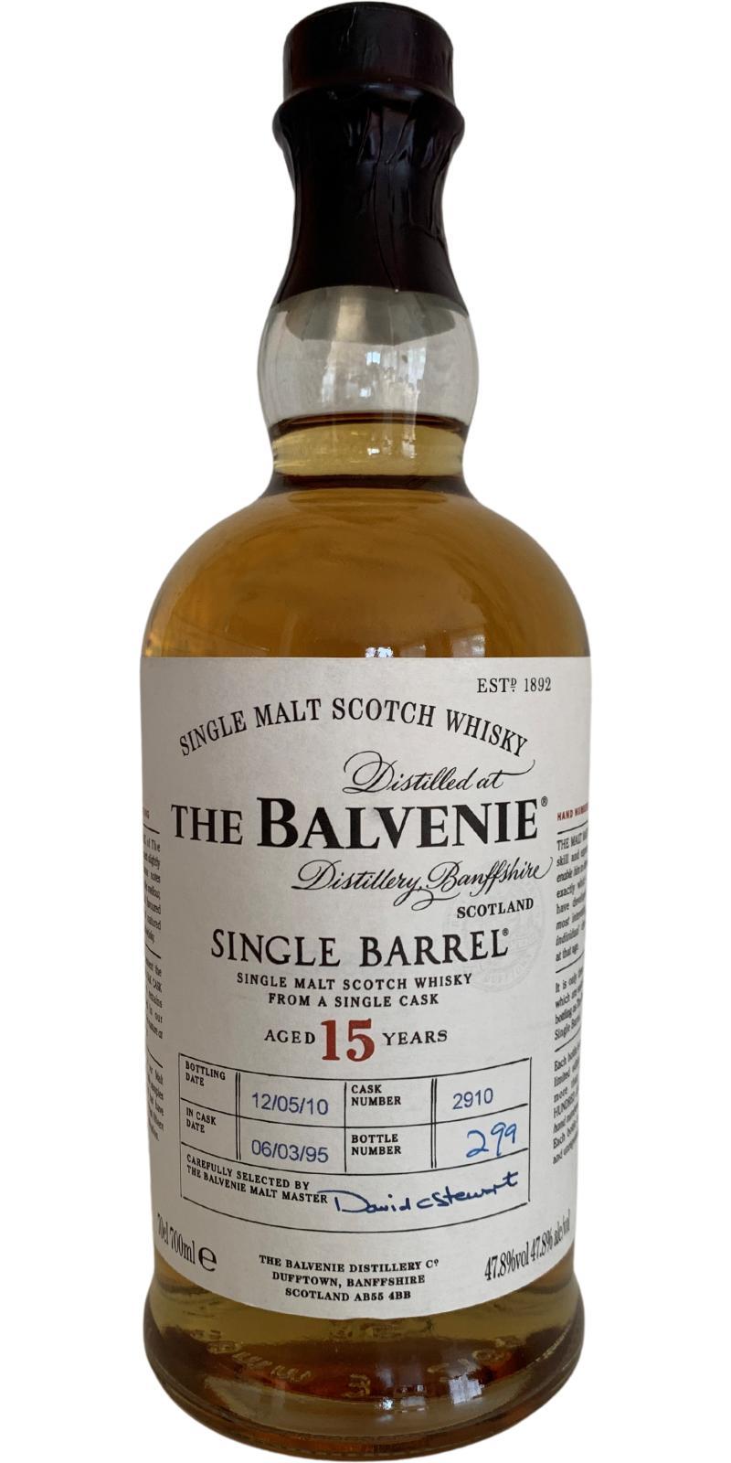 Balvenie 15-year-old Single Barrel