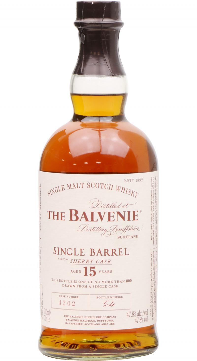 Balvenie 15-year-old Single Barrel - Sherry Cask