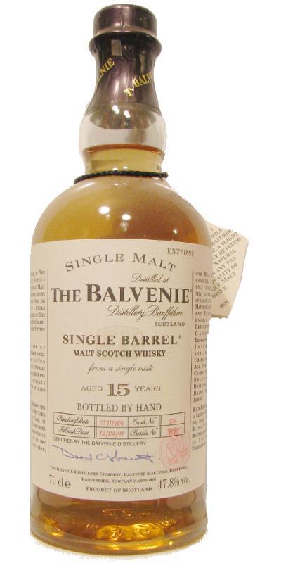 Balvenie 15-year-old Single Barrel