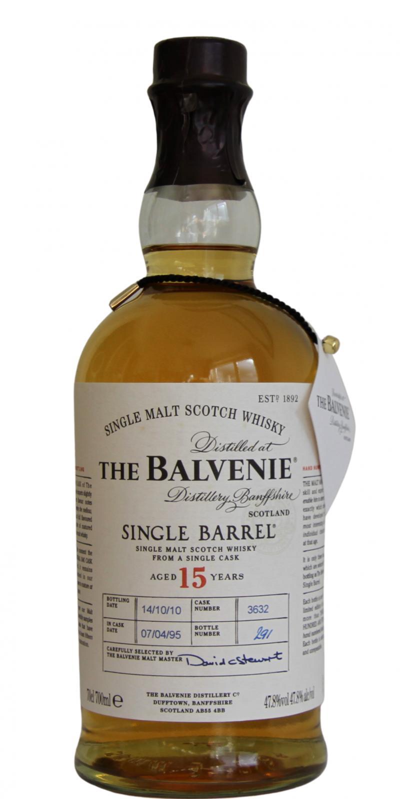 Balvenie 15-year-old Single Barrel
