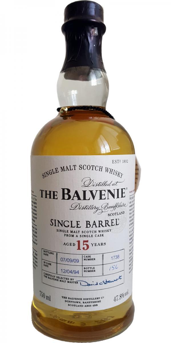 Balvenie 15-year-old Single Barrel