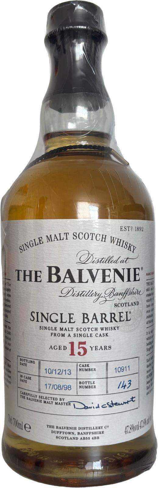 Balvenie 15-year-old Single Barrel