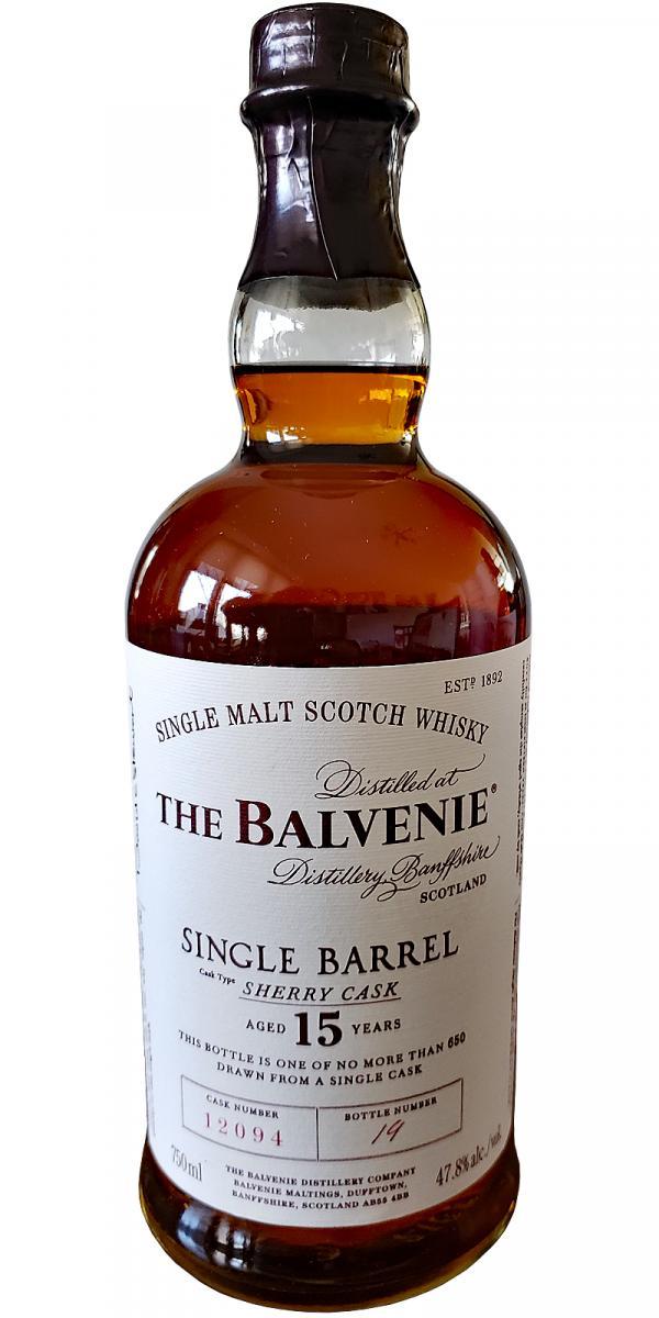 Balvenie 15-year-old Single Barrel - Sherry Cask