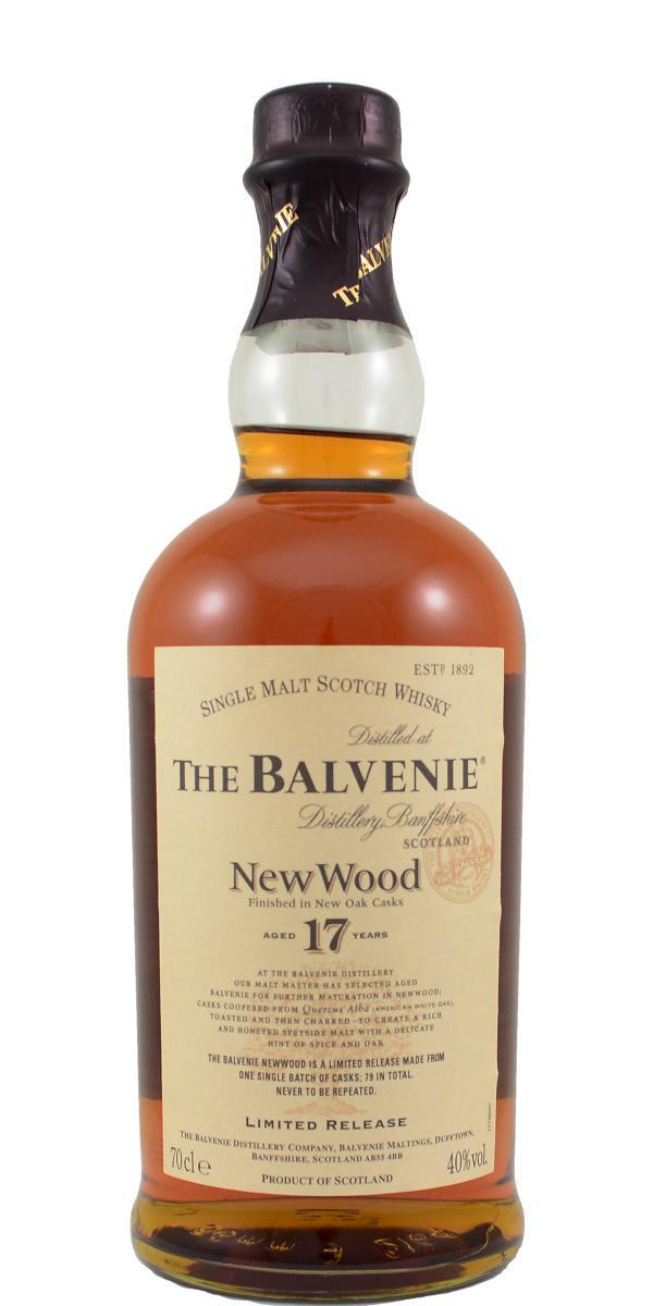 Balvenie 17-year-old New Wood - Limited Release