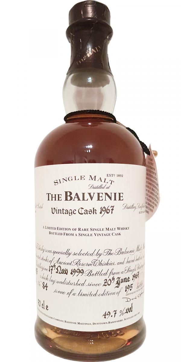 Balvenie 1967 Vintage Cask