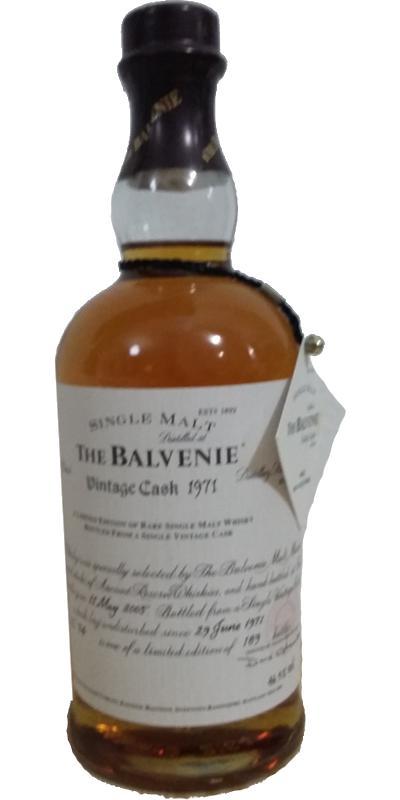 Balvenie 1971 Vintage Cask