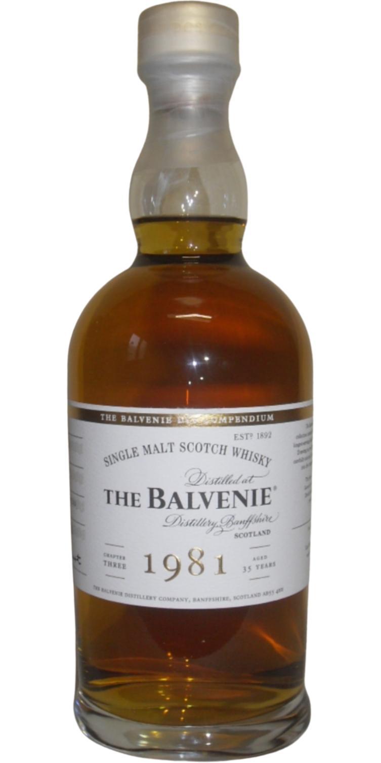 Balvenie 1981 DCS Compendium - Chapter Three