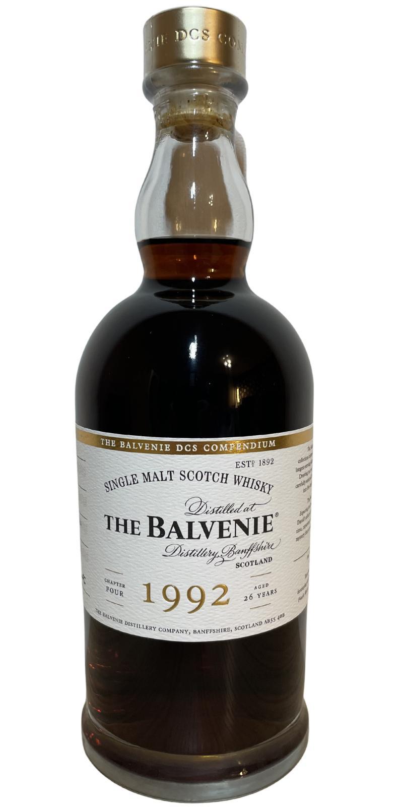 Balvenie 1992 DCS Compendium - Chapter Four