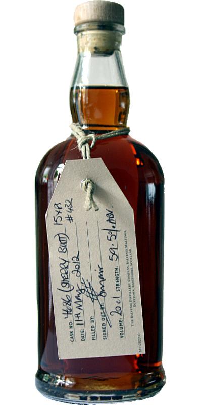 Balvenie 1996 Warehouse No. 24