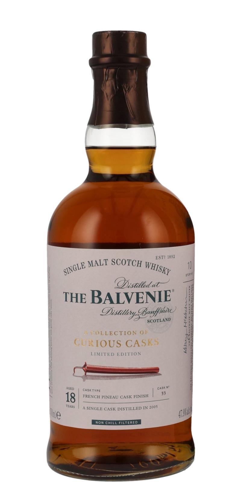 Balvenie 2005 A Collection of Curious Casks