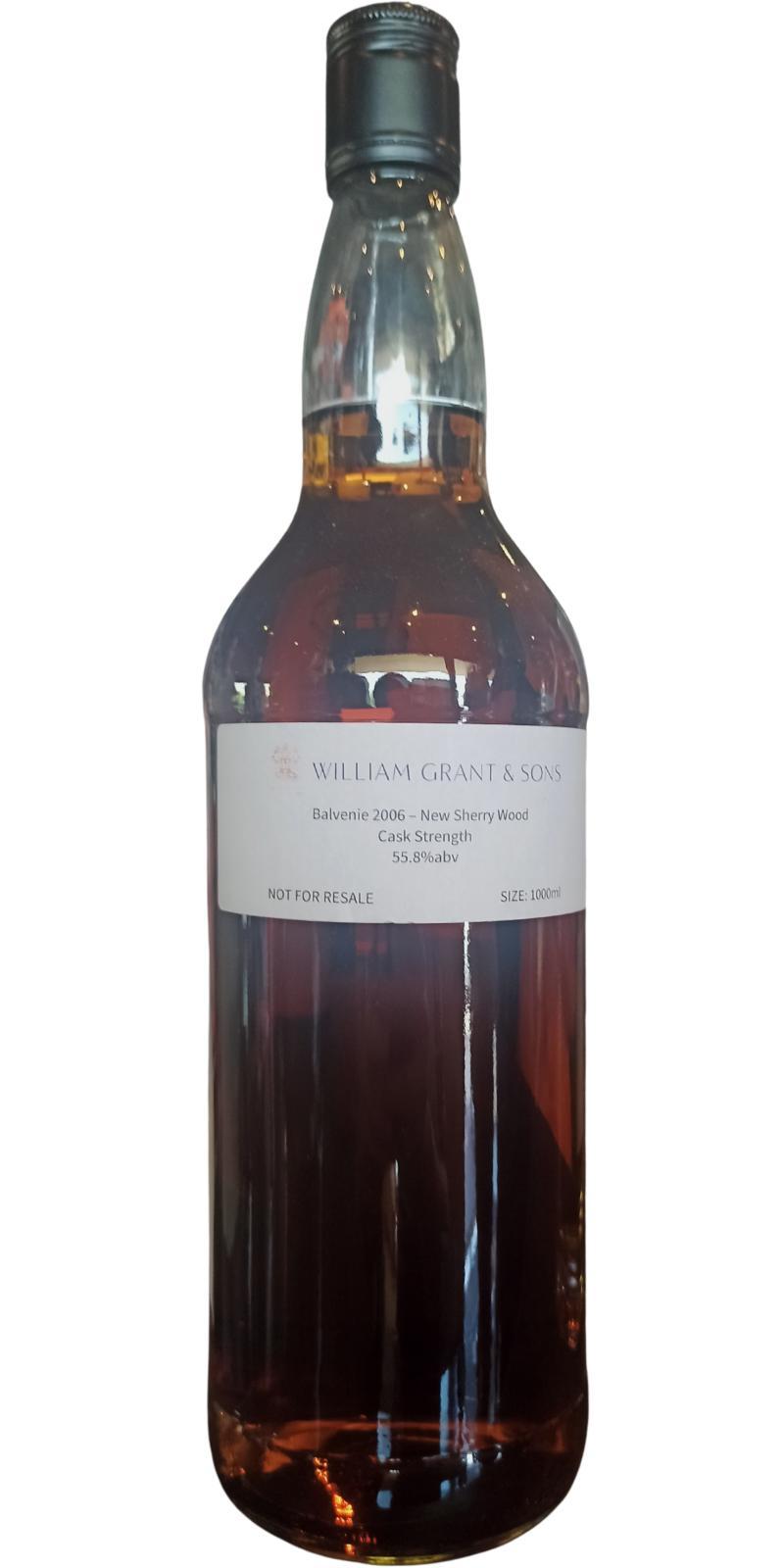 Balvenie 2006 Cask Sample