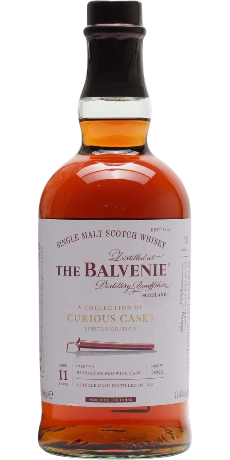 Balvenie 2012 A Collection of Curious Casks