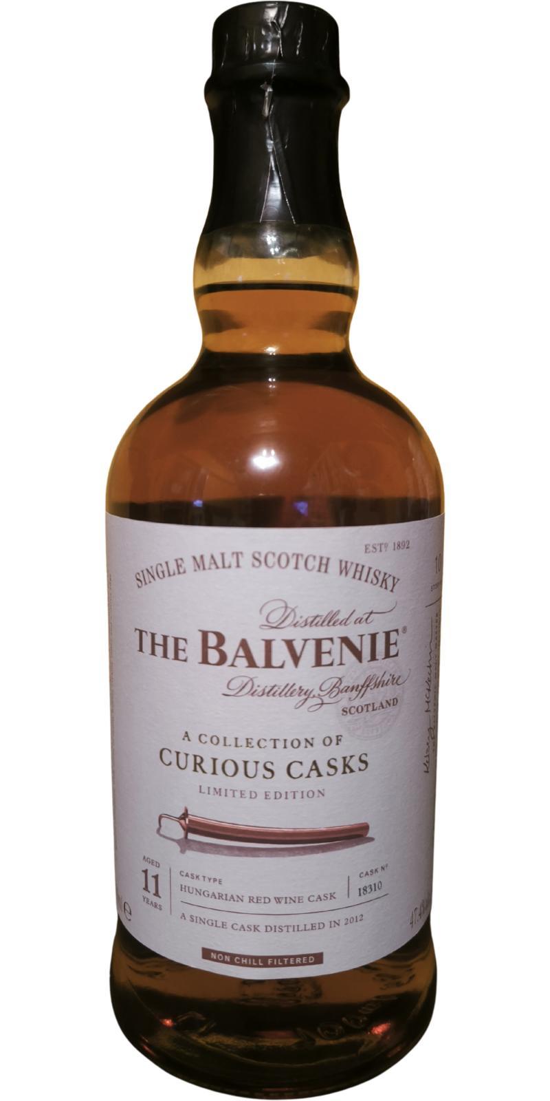 Balvenie 2012 A Collection of Curious Casks