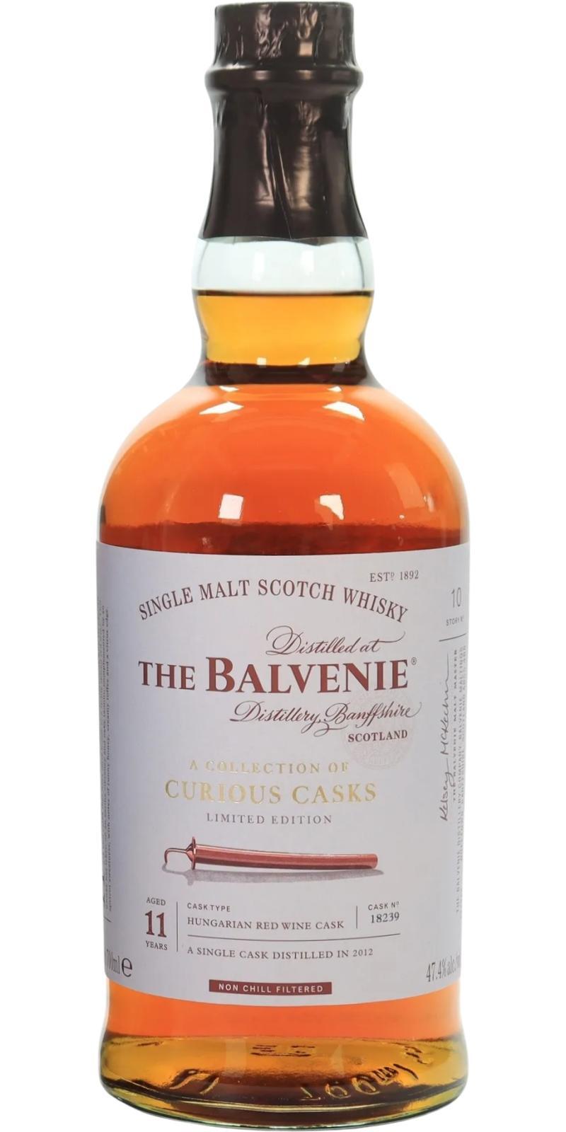 Balvenie 2012 A Collection of Curious Casks