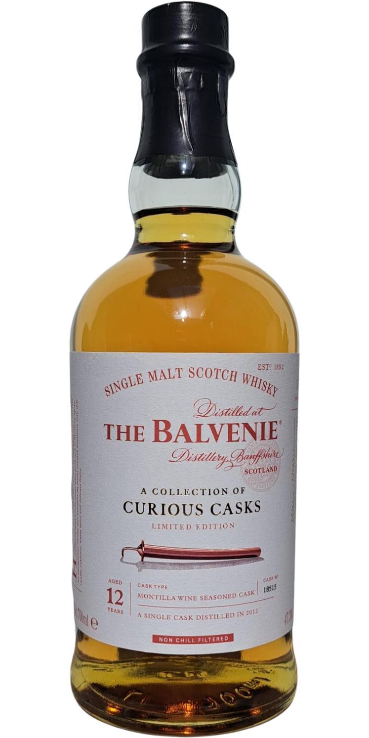 Balvenie 2012 A Collection of Curious Casks