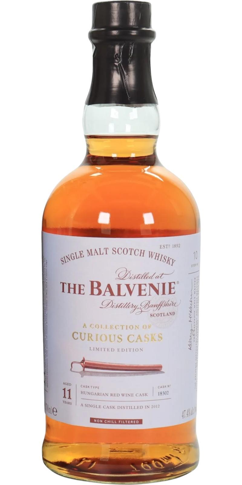 Balvenie 2012 A Collection of Curious Casks