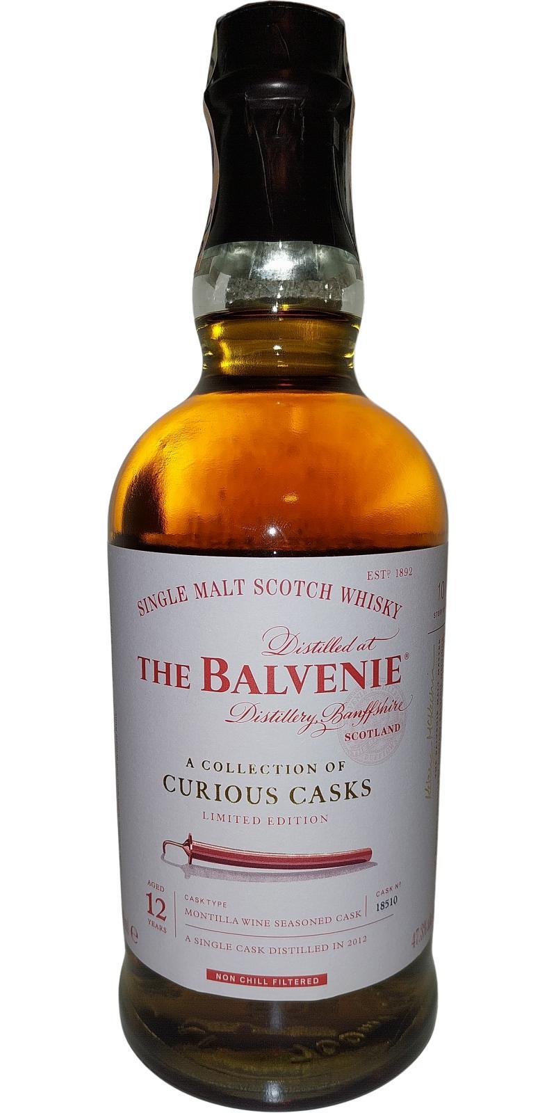 Balvenie 2012 A Collection of Curious Casks