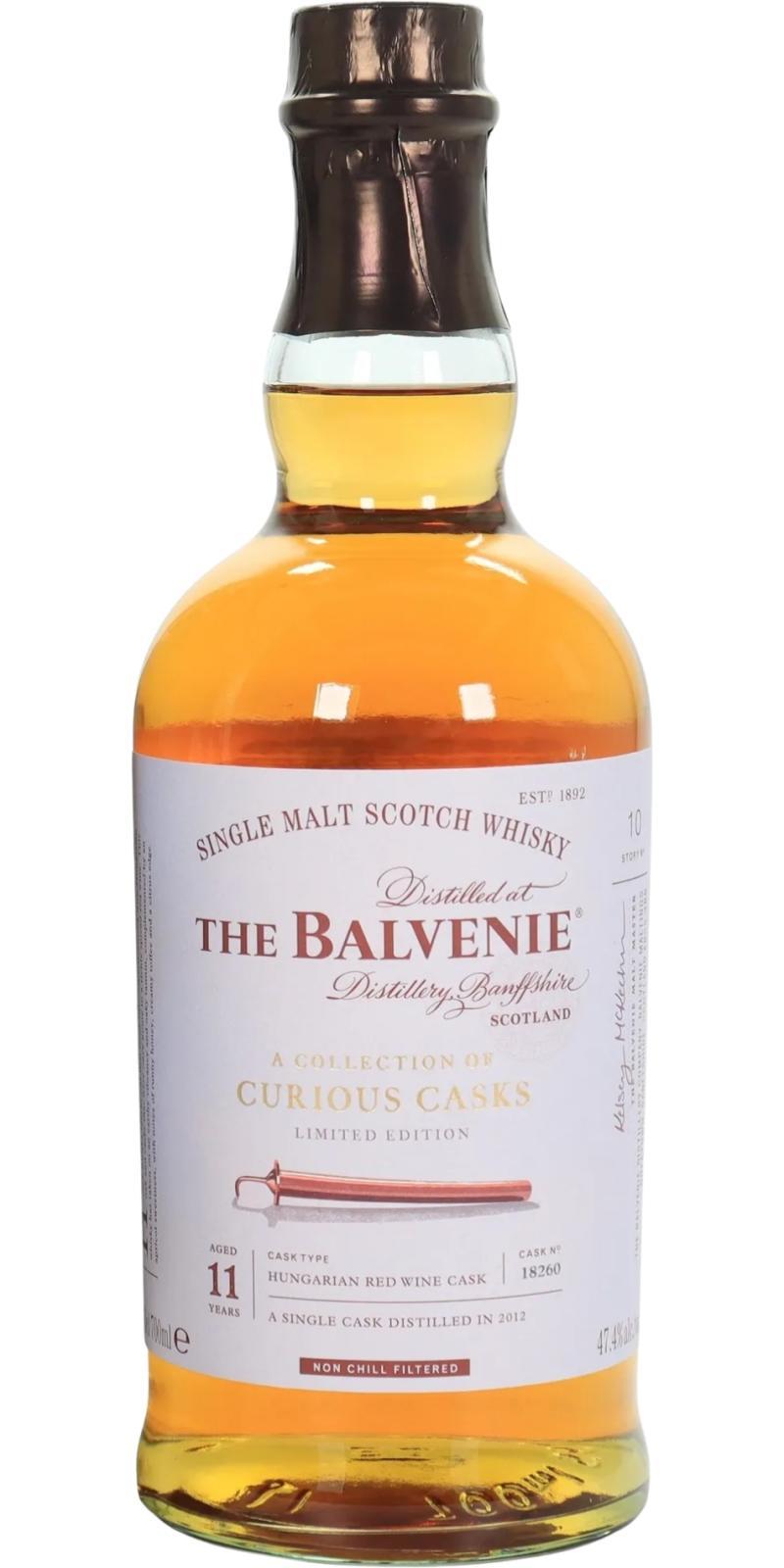 Balvenie 2012 A Collection of Curious Casks