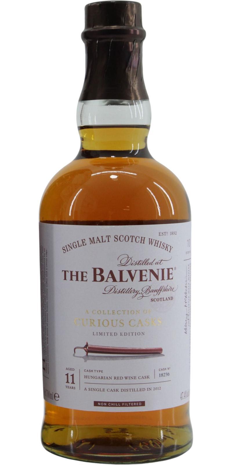 Balvenie 2012 A Collection of Curious Casks