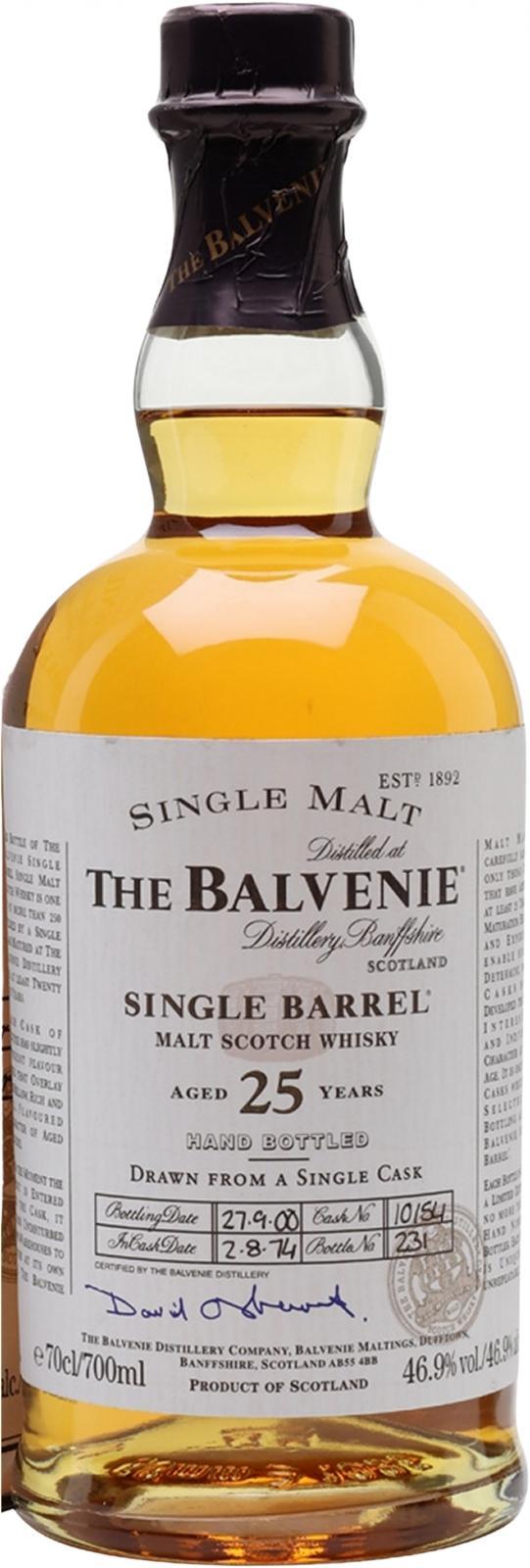 Balvenie 25-year-old Single Barrel