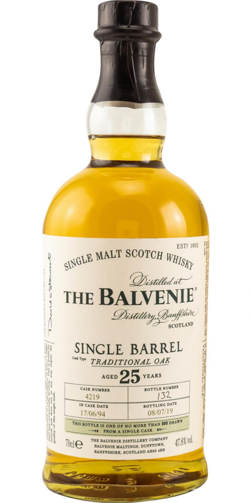 Balvenie 25-year-old Single Barrel