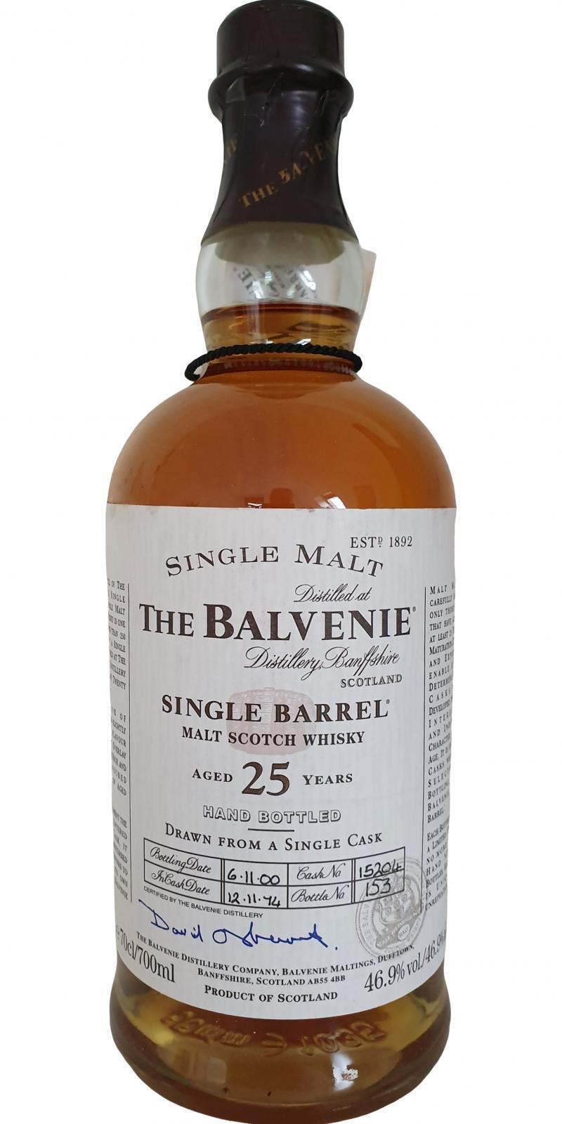 Balvenie 25-year-old Single Barrel
