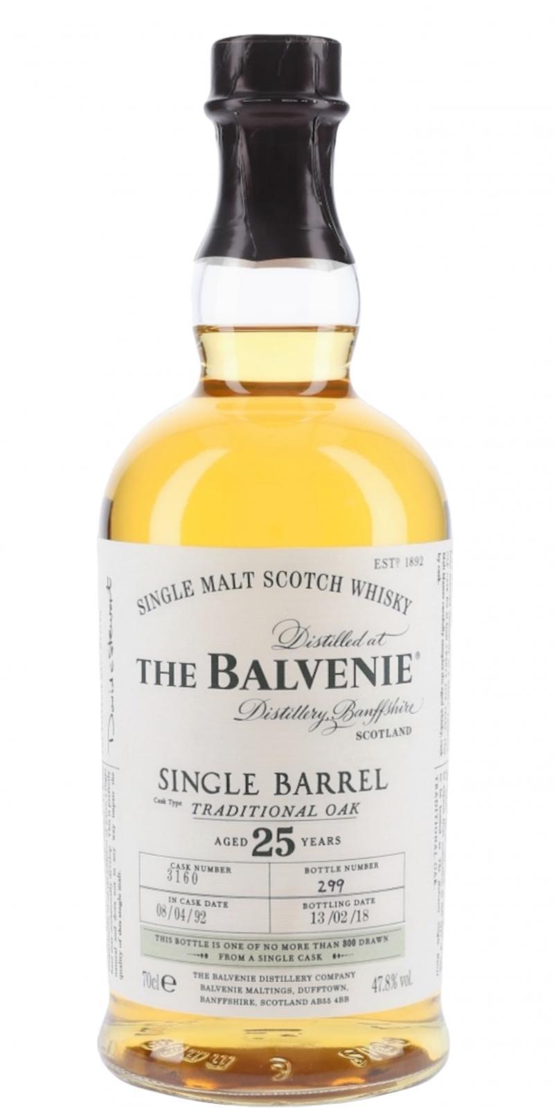 Balvenie 25-year-old Single Barrel
