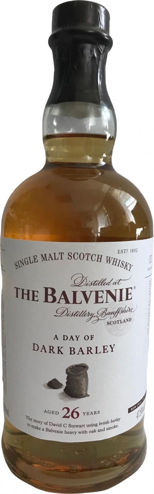 Balvenie 26-year-old A Day of Dark Barley