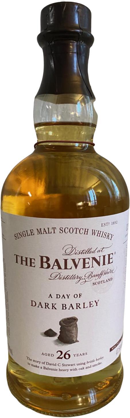 Balvenie 26-year-old A Day of Dark Barley