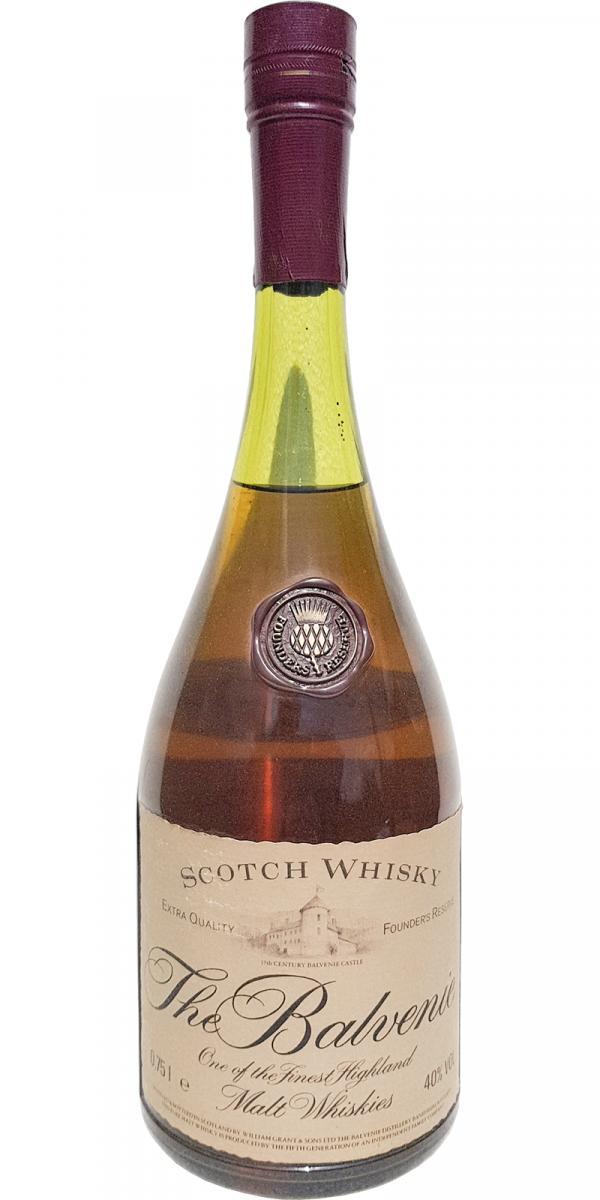 Balvenie One of the Finest Highland Malt Whiskies Founder's Reserve