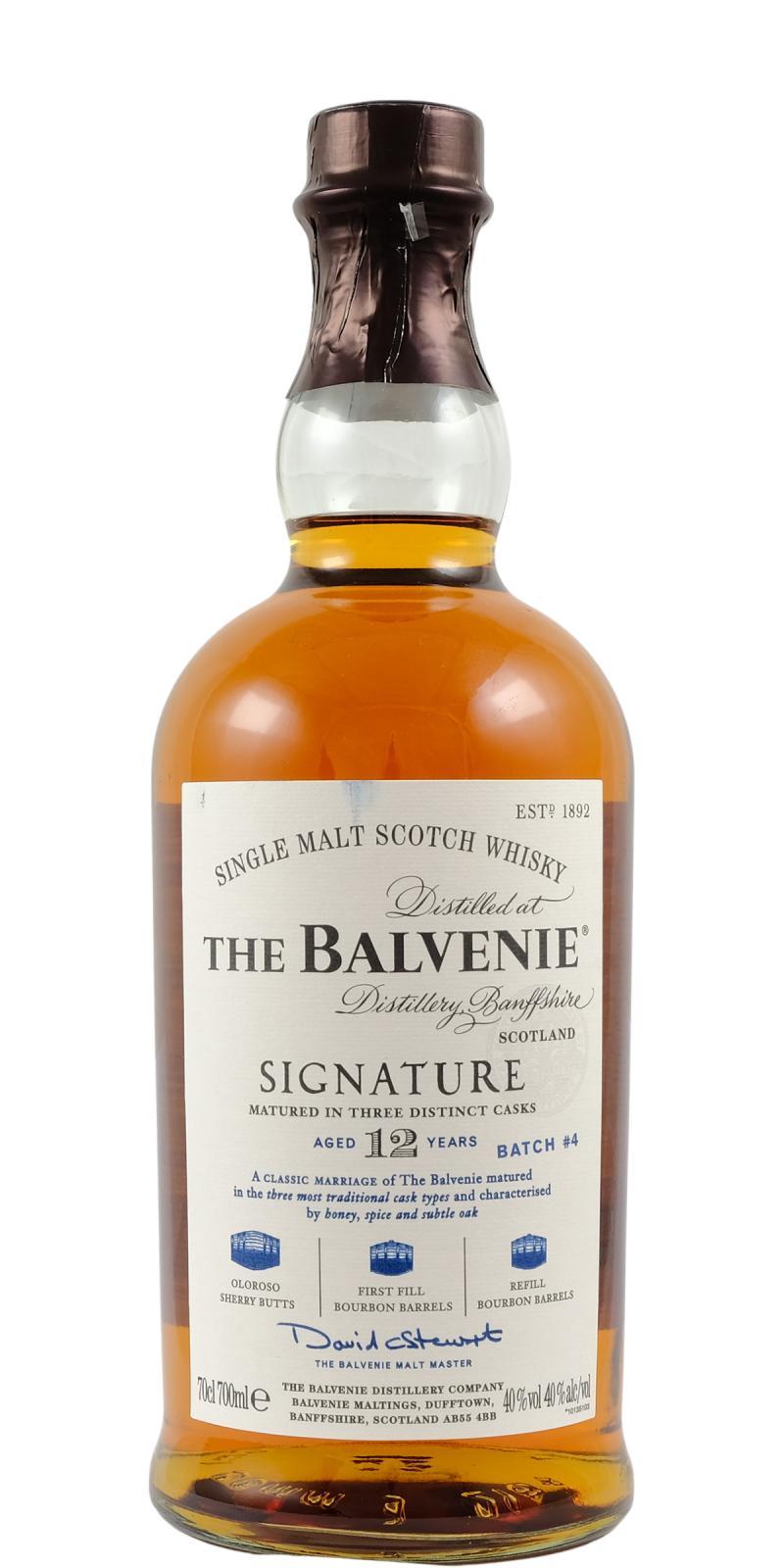 Balvenie Signature Batch #4