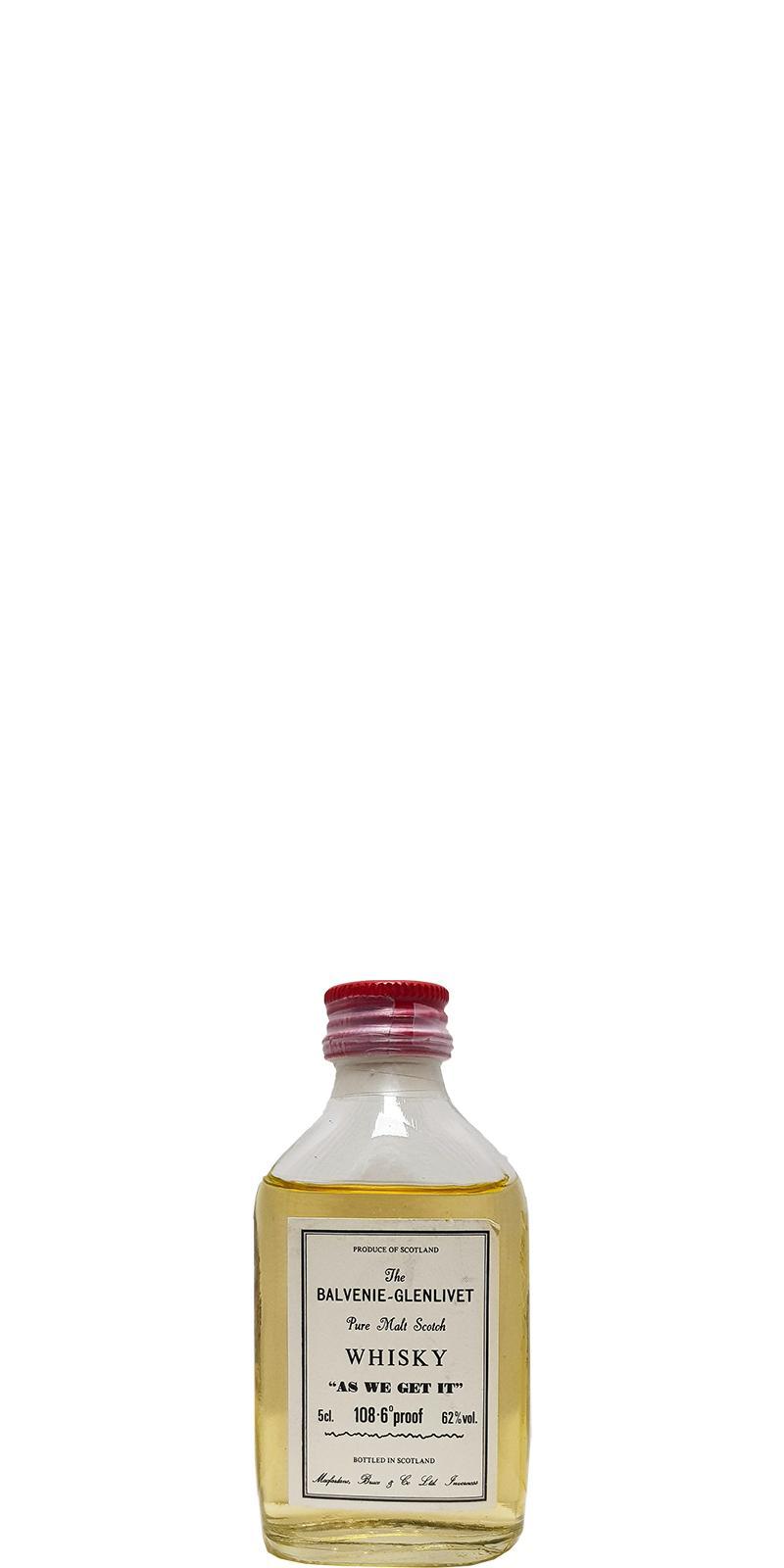 Balvenie As We Get It McfB Miniature